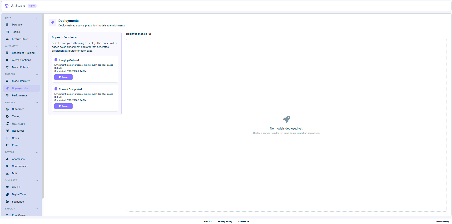Model Deployments