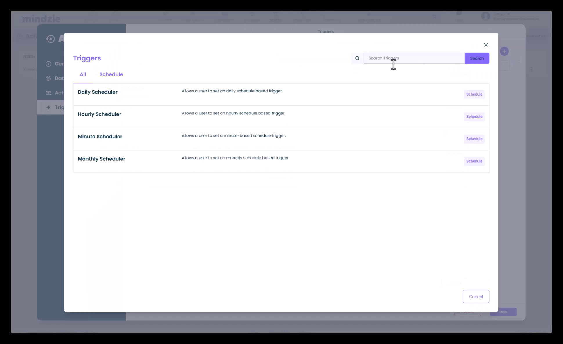 Triggers Configuration