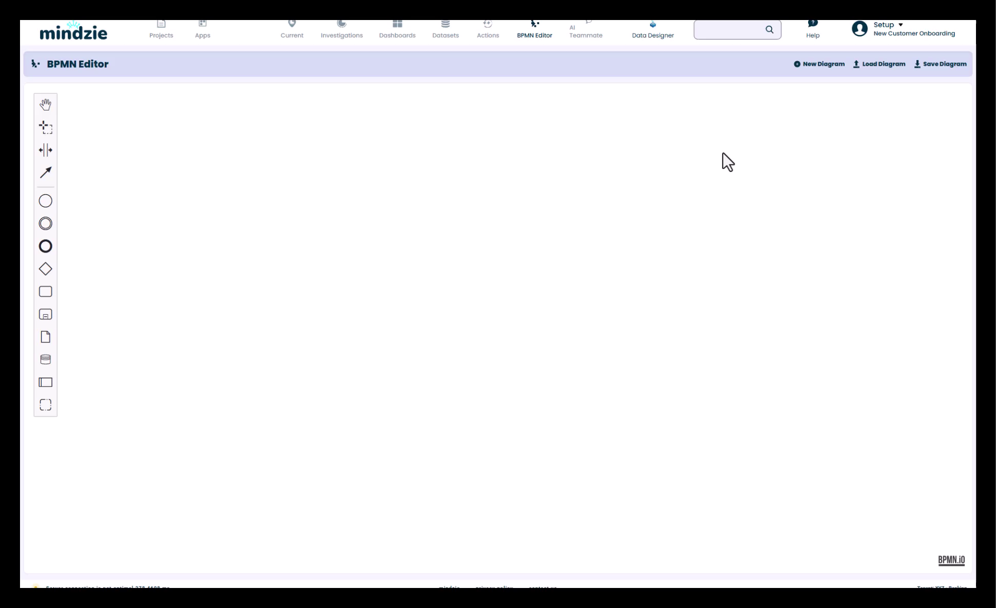 BPMN Editor Interface