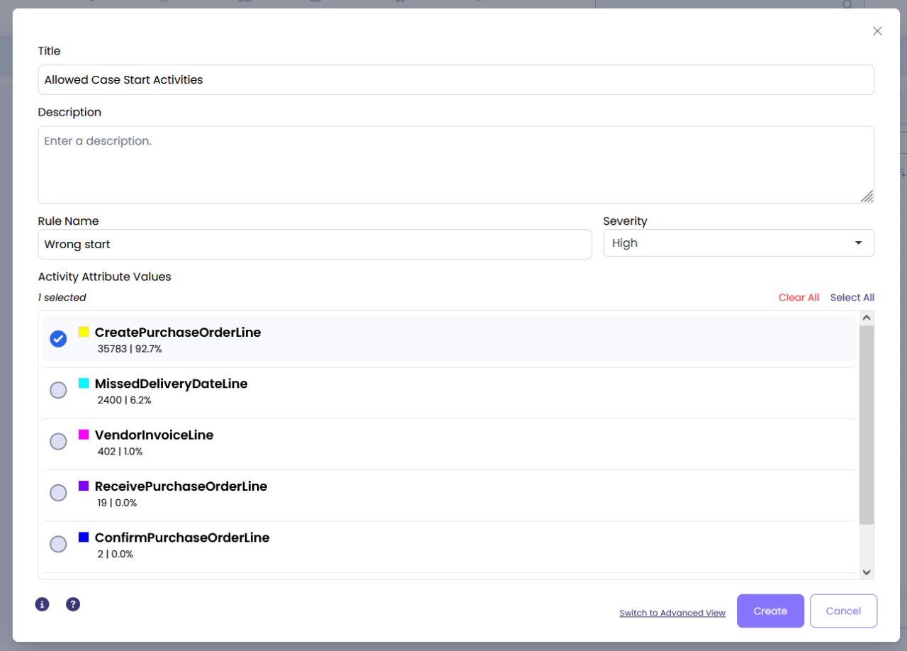 Example configuration