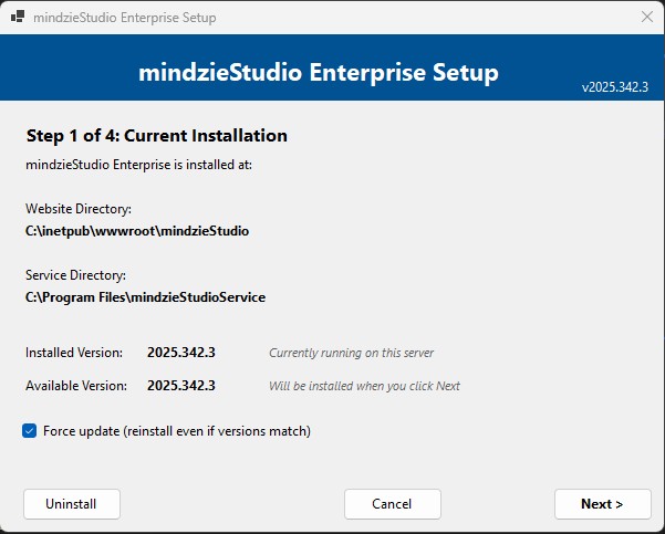 Step 1: Enable Force Update
