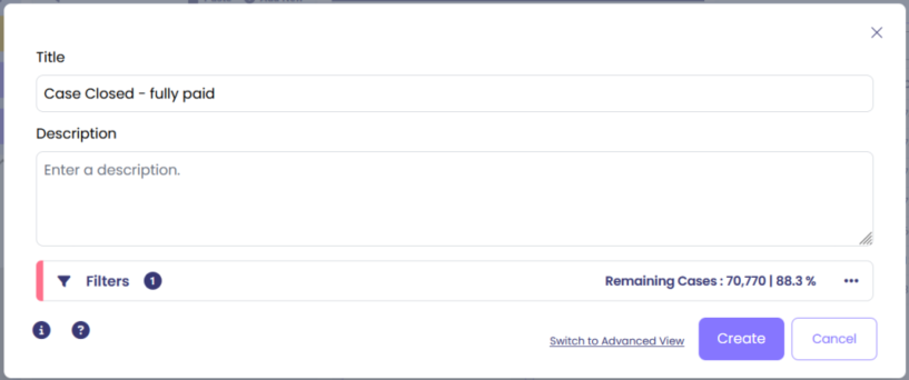 Configure Case Closed criteria - example configuration