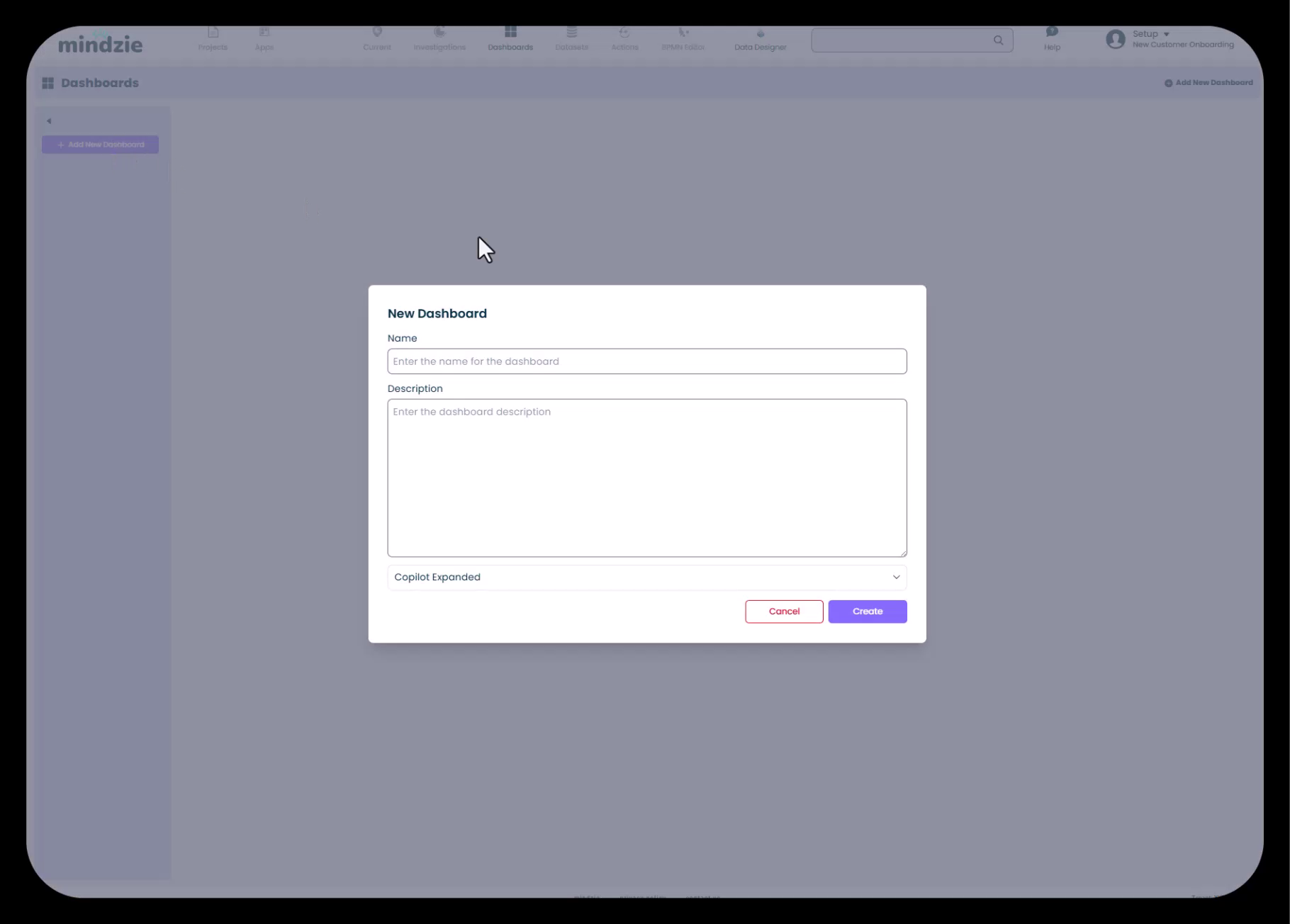 Dashboard Creation