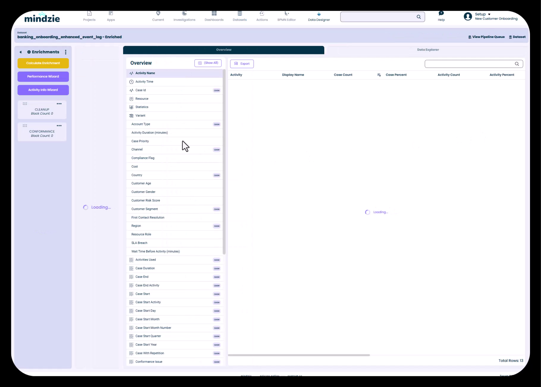 Enrichment Interface